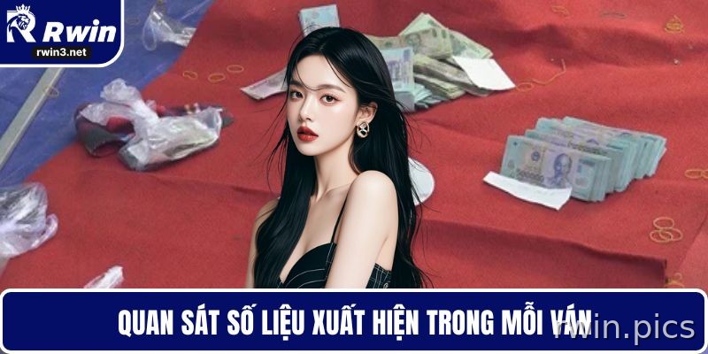 Quan sát số liệu xóc đĩa trong mỗi ván